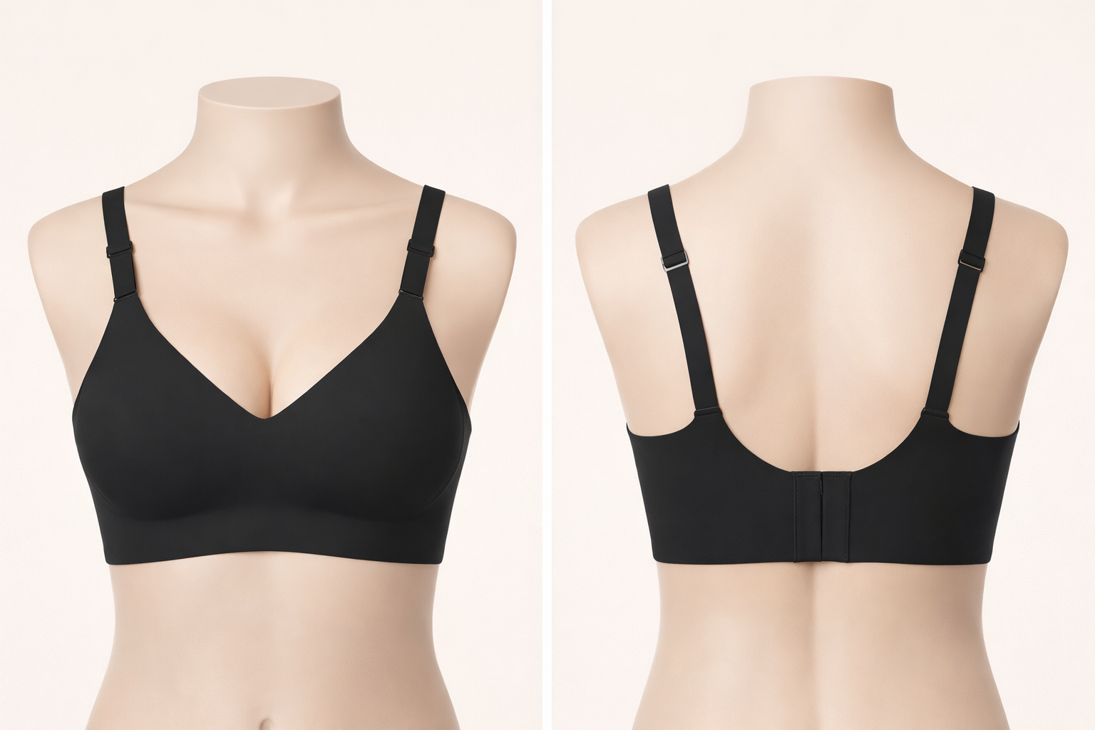 Adaptive Wireless Comfort Bra - BLACK